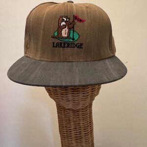 Brown and Gray Lakeridge Cap